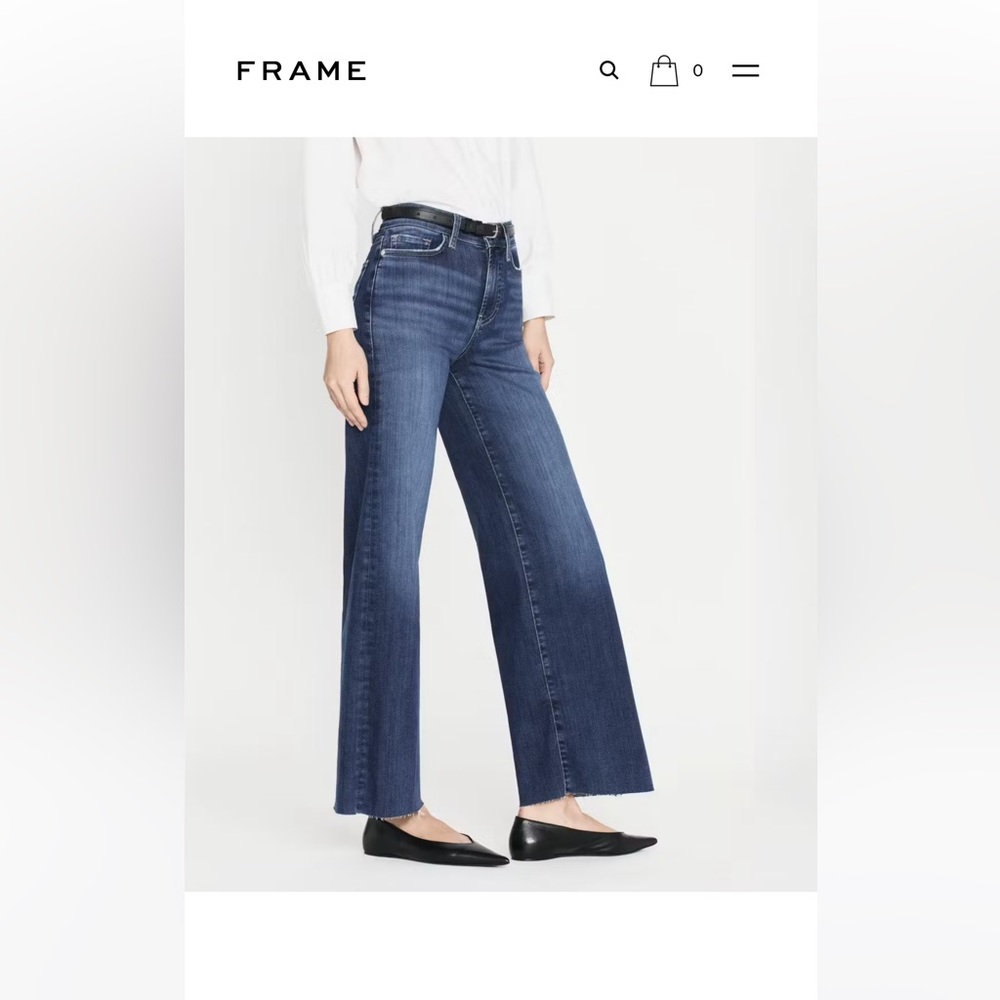Frame Le Slim Palazzo Jeans